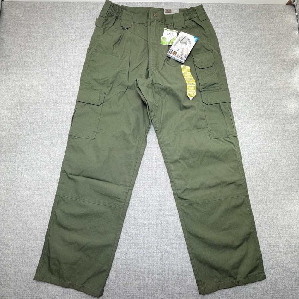 5.11 Tactical Taclite Pro Pants Mens 34x30 TDU Green Ripstop Cargo 74273 NWT